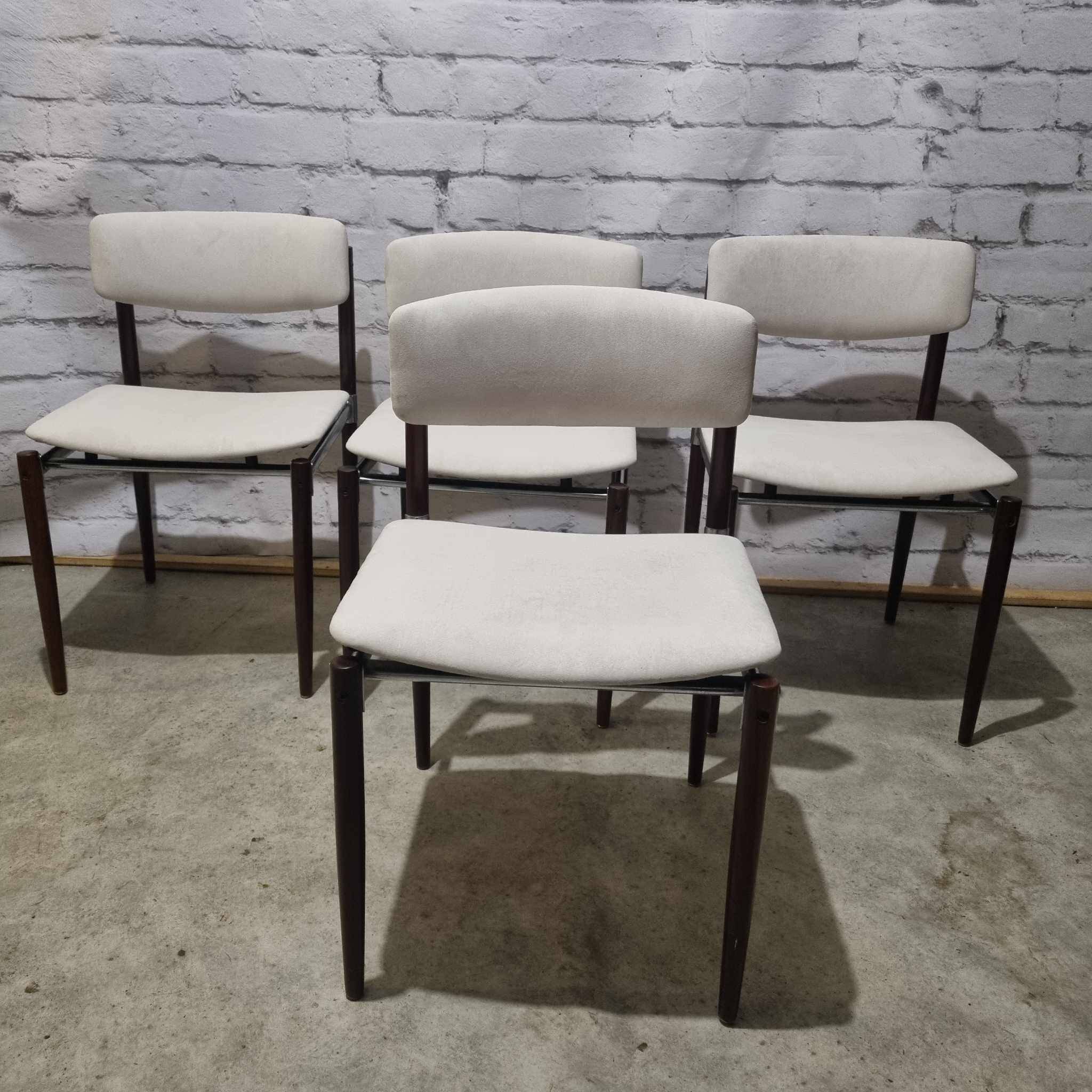 Vintage Dining Chairs By C. Denekamp For Thereca, 1960s, Set Of 4