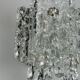 60s 70s wall lamp J.T. Kalmar Austria Ice Glass Wall Sconce Space Age