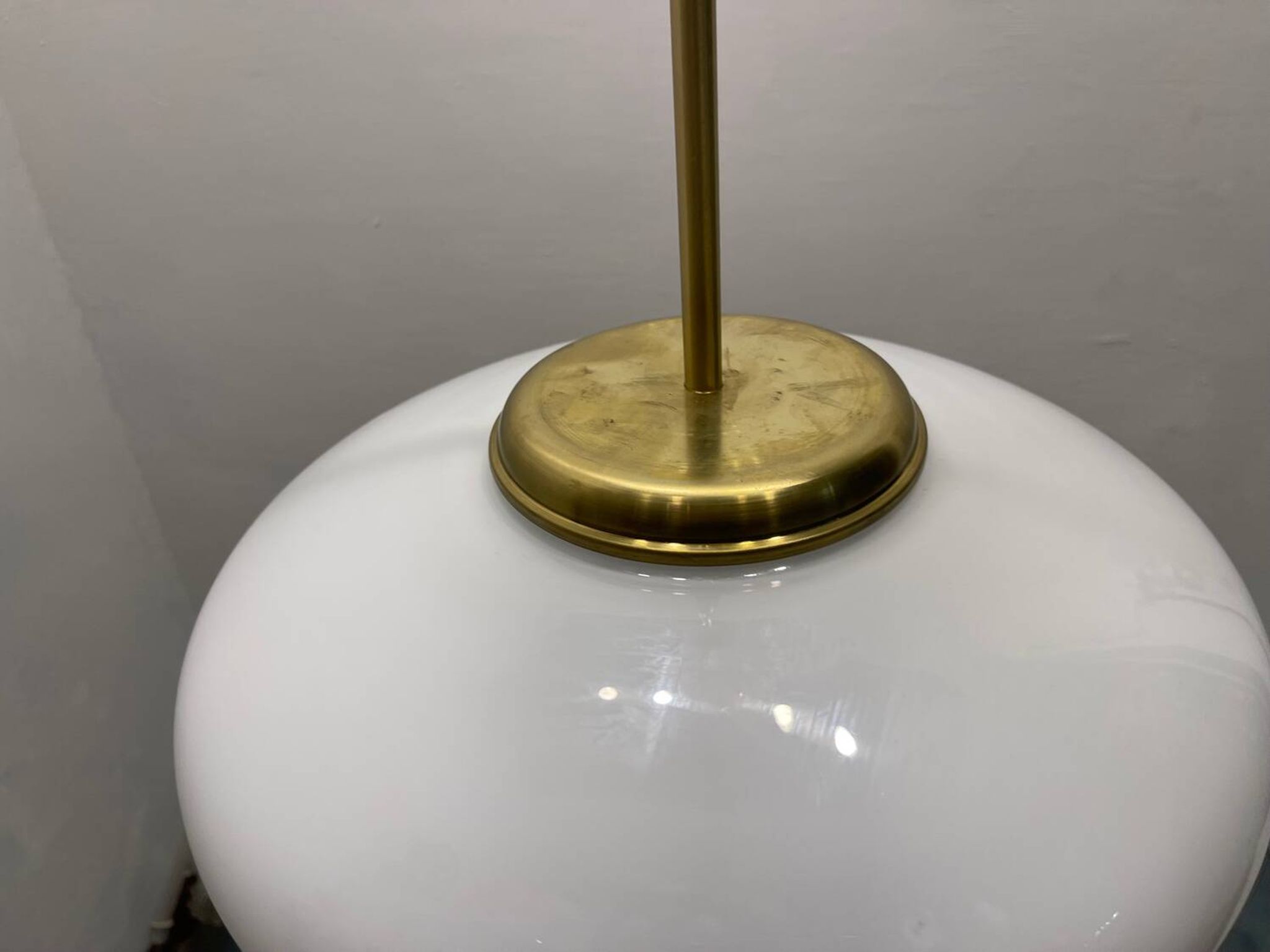 Suspension lumineuse en verre de Murano années 1980