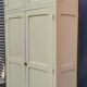 Parisian wall cabinet with locks