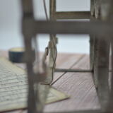 Old metal bottle holder