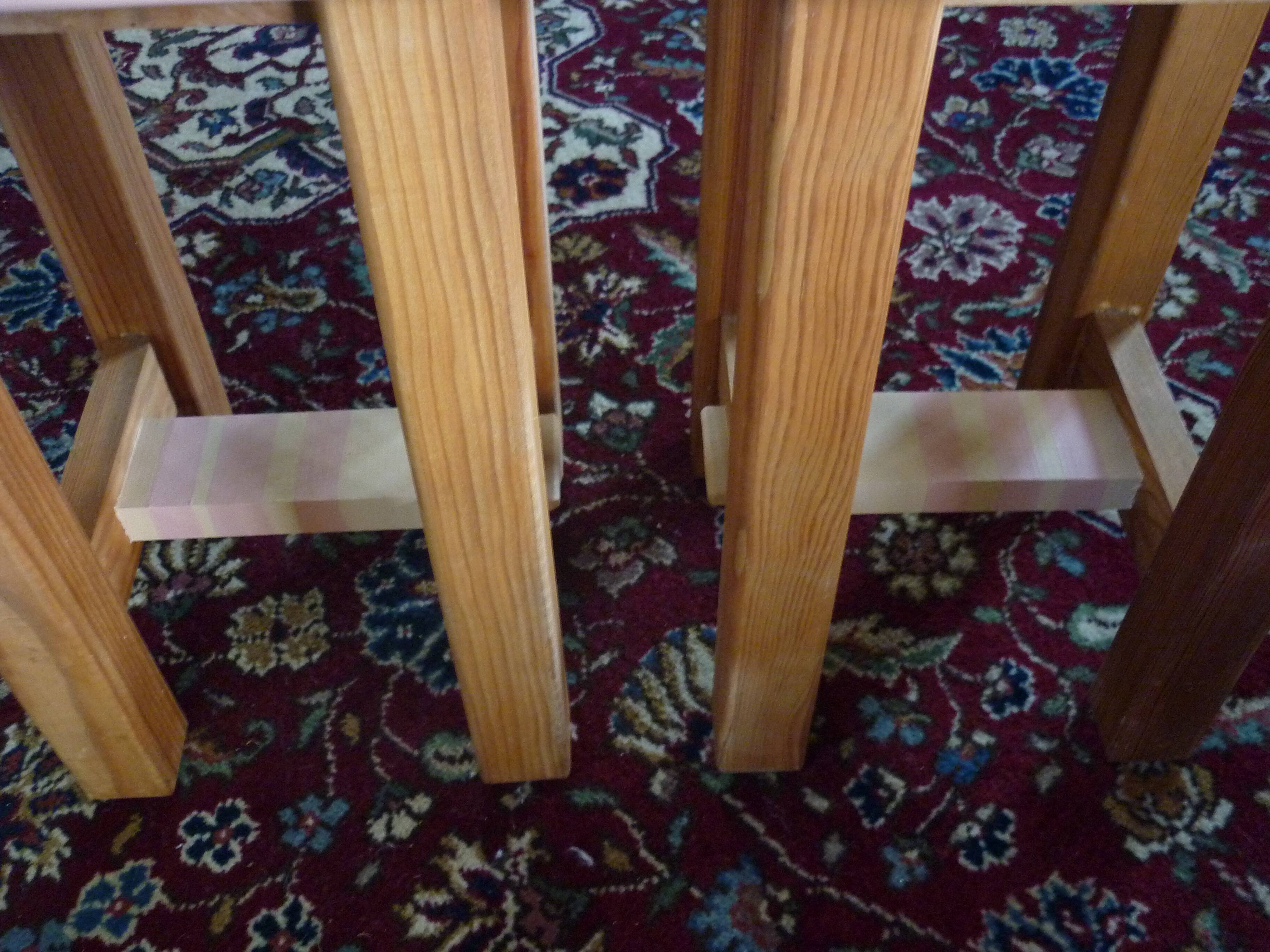 Pair of stools wooden
