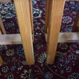 Pair of stools wooden