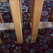 Pair of stools wooden