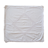 Pillowcase with embroidered lace