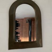 Miroir vintage en cuivre