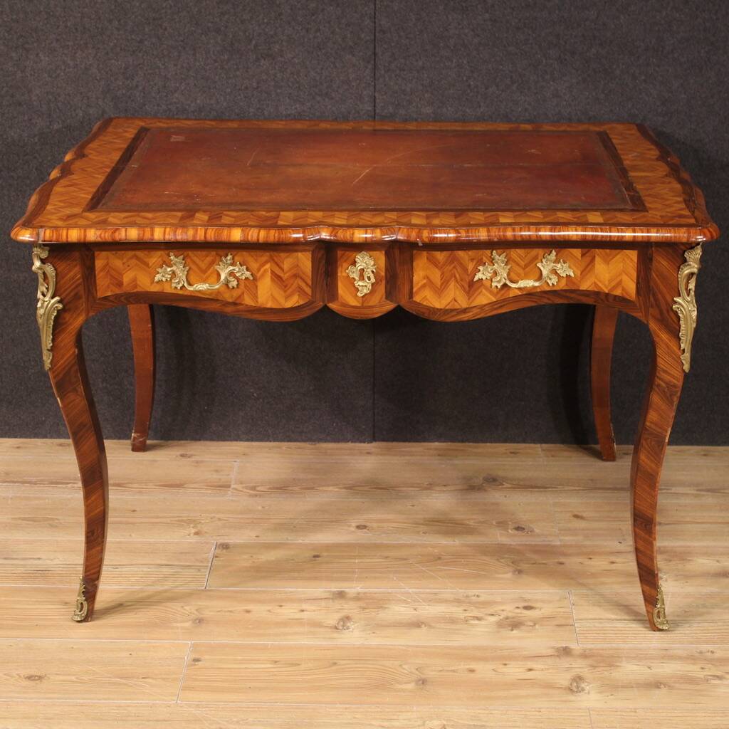 Elegant 19th century Napoleon III writing desk