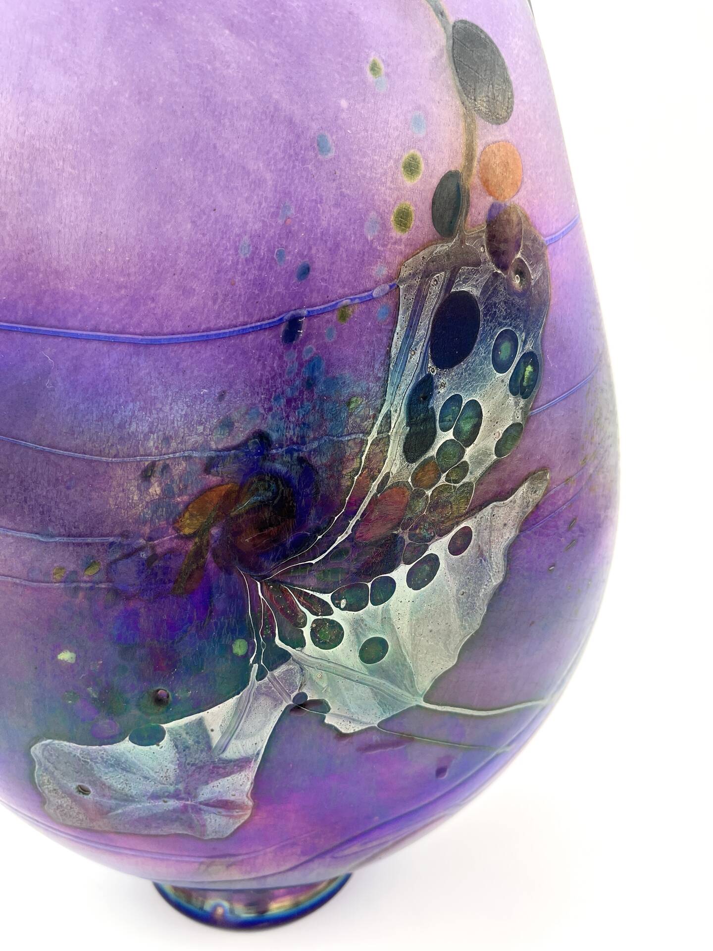 Vase Studio Glass Robert Pierini Signed 1990 Art Glass 4.2kg XXL