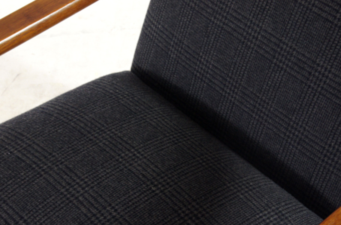 Danish vintage retro chair Ejvind Johansson FDB in teak