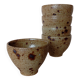 5 stoneware tea bowls