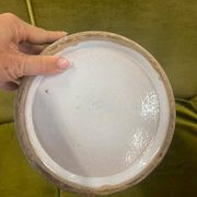 Vintage ceramic vase in ethnic style