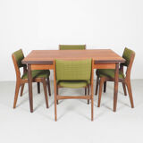 Danish design extendable dinning table in teak, 1960's