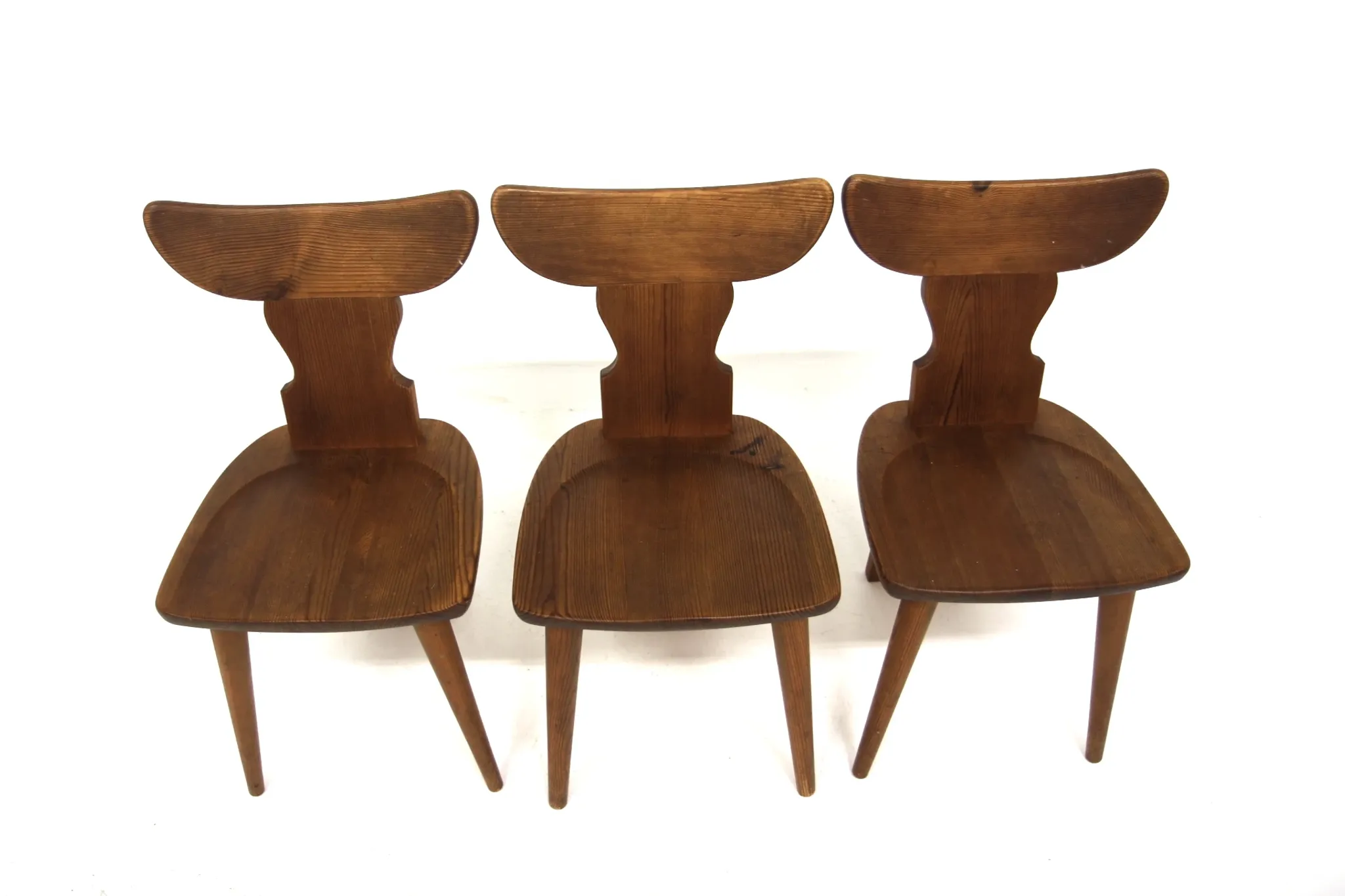 Dining table and 8 chairs "Ängåsen", Sportstugemöbel, Sweden, 1940