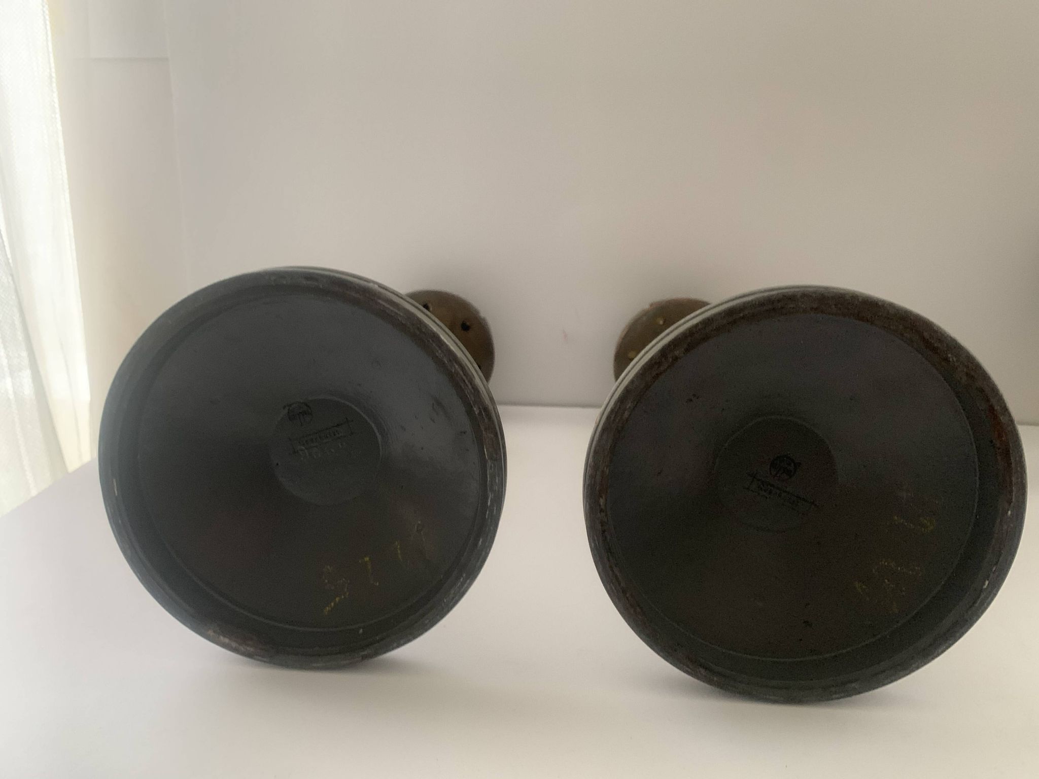 Bauhaus candle sticks holders Marianne Brandt Ruppel Ruppelwerke Ruppelwerk