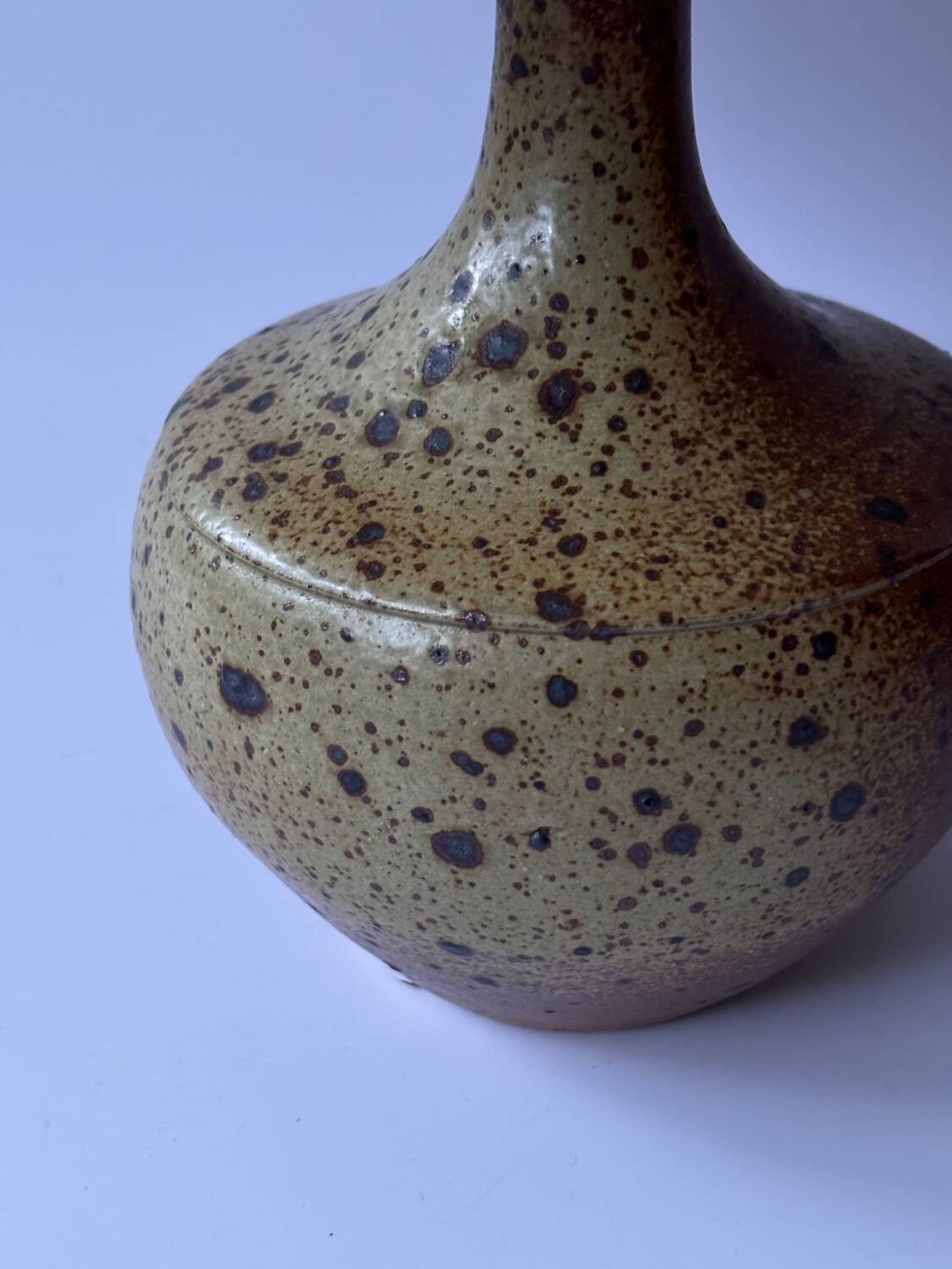 Vintage stoneware lamp