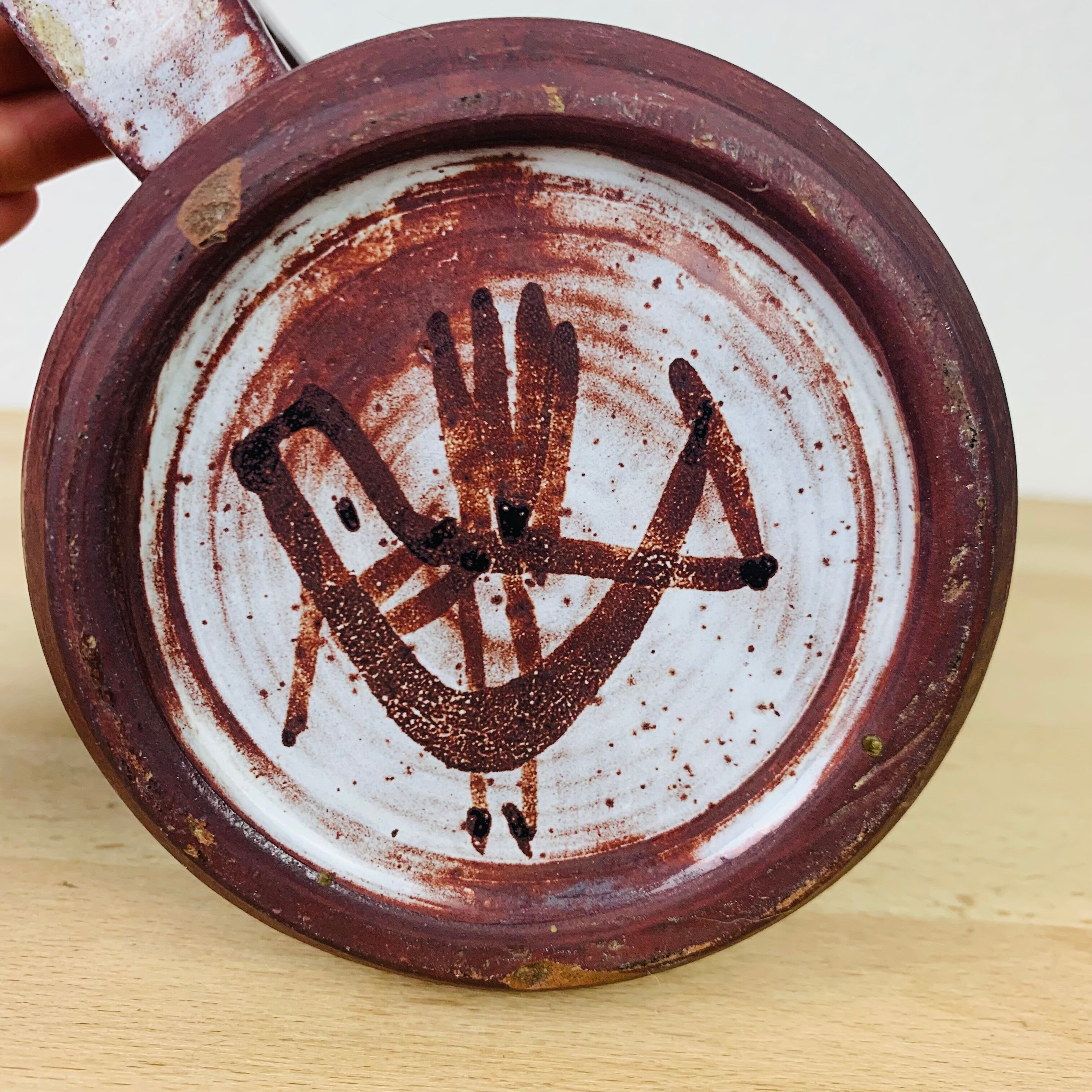 Ceramic pitcher Michel Barbier workshop Le Mûrier Vallauris