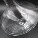 Top-shaped glass carafe - Complete with its cap - Beautiful elegant shape