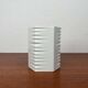 Vintage German white porcelain vase, 1980s.