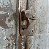 1940s industrial workshop locker room