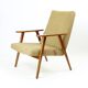 Midcentury Easy Chair In Oak, Czechoslovakia 1960s