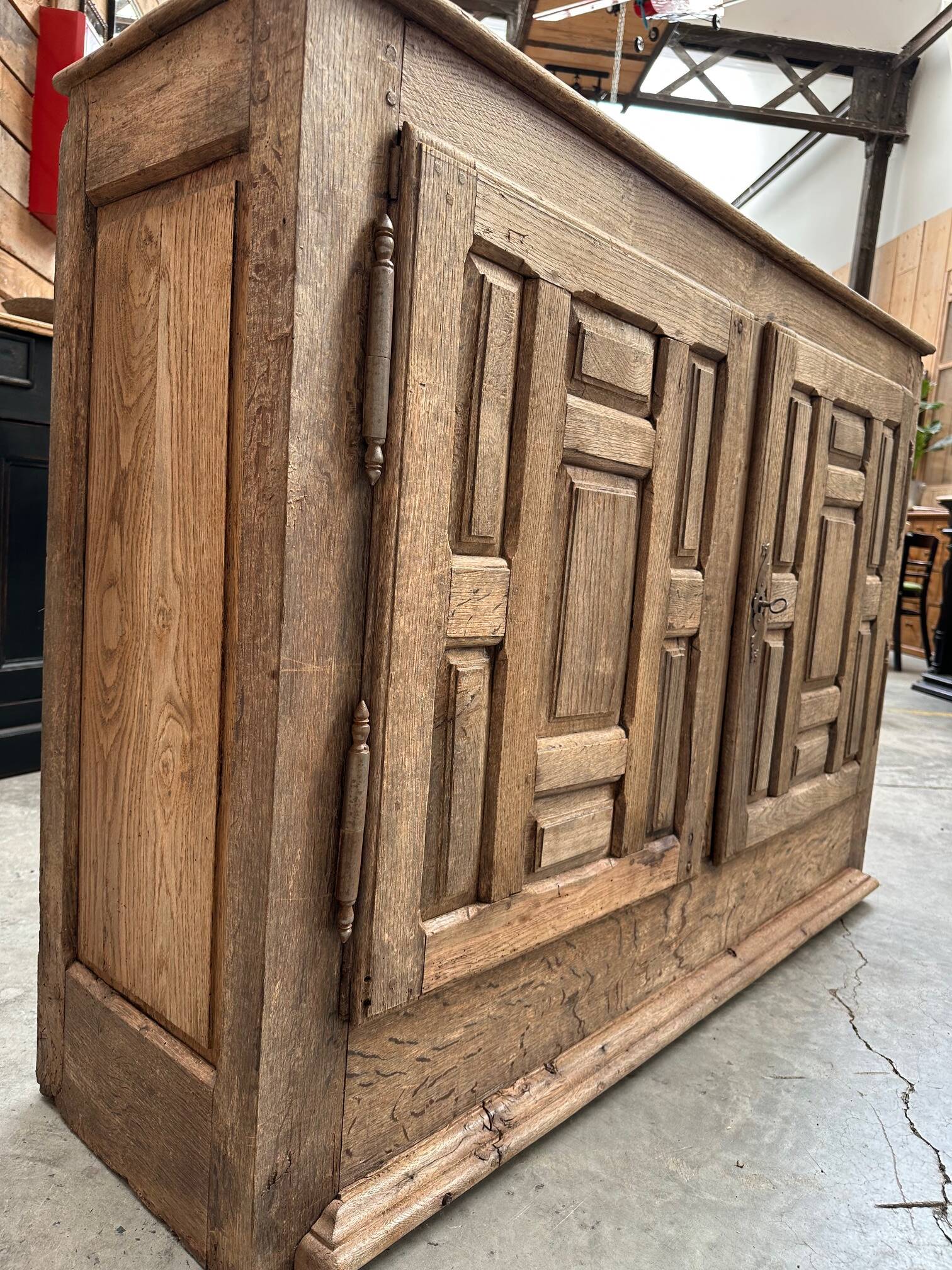 18th century country sideboard in solid oak