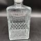 Vintage, whisky decanter, bottle, pitcher, cap, diamond decoration, spikes, 1960s, 1970s, Glass