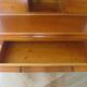 Vintage commode secretary dressing table sliding top 7 drawers cherry wood