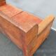 Vintage studded leather club sofa 50/60