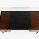 Executive desk in rosewood and leather by Søren Willadsen