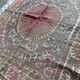 Vintage hand-embroidered tablecloth 140x147 cm