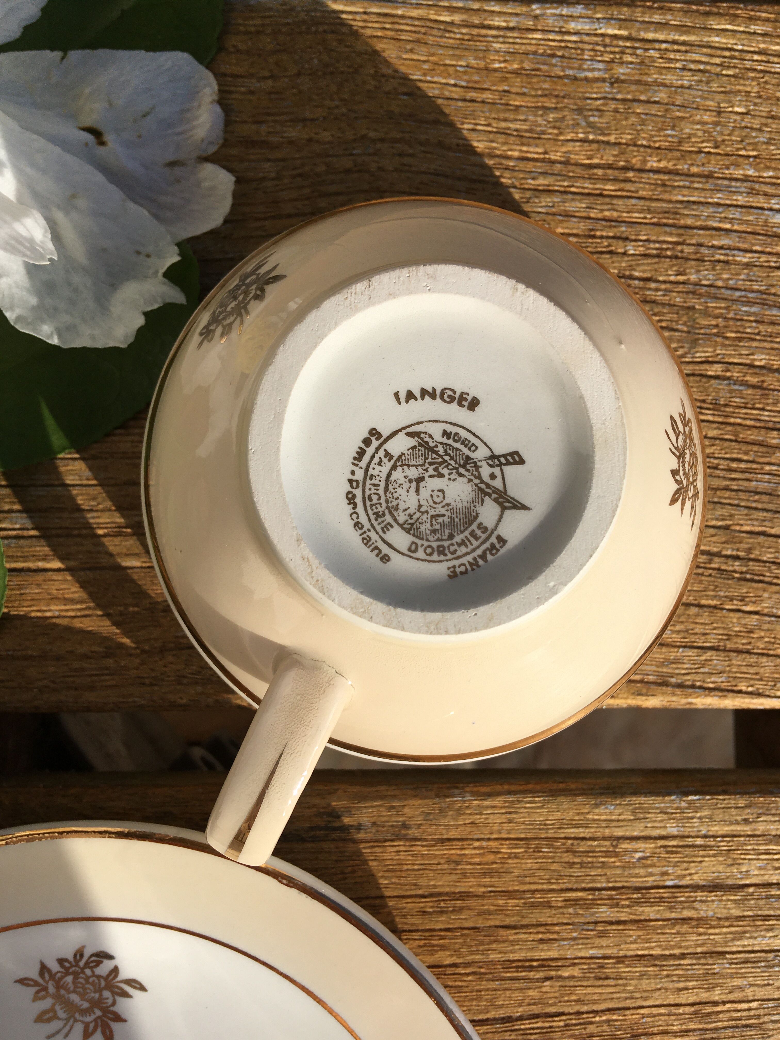 Coffee cups Faiencerie d'Orchies