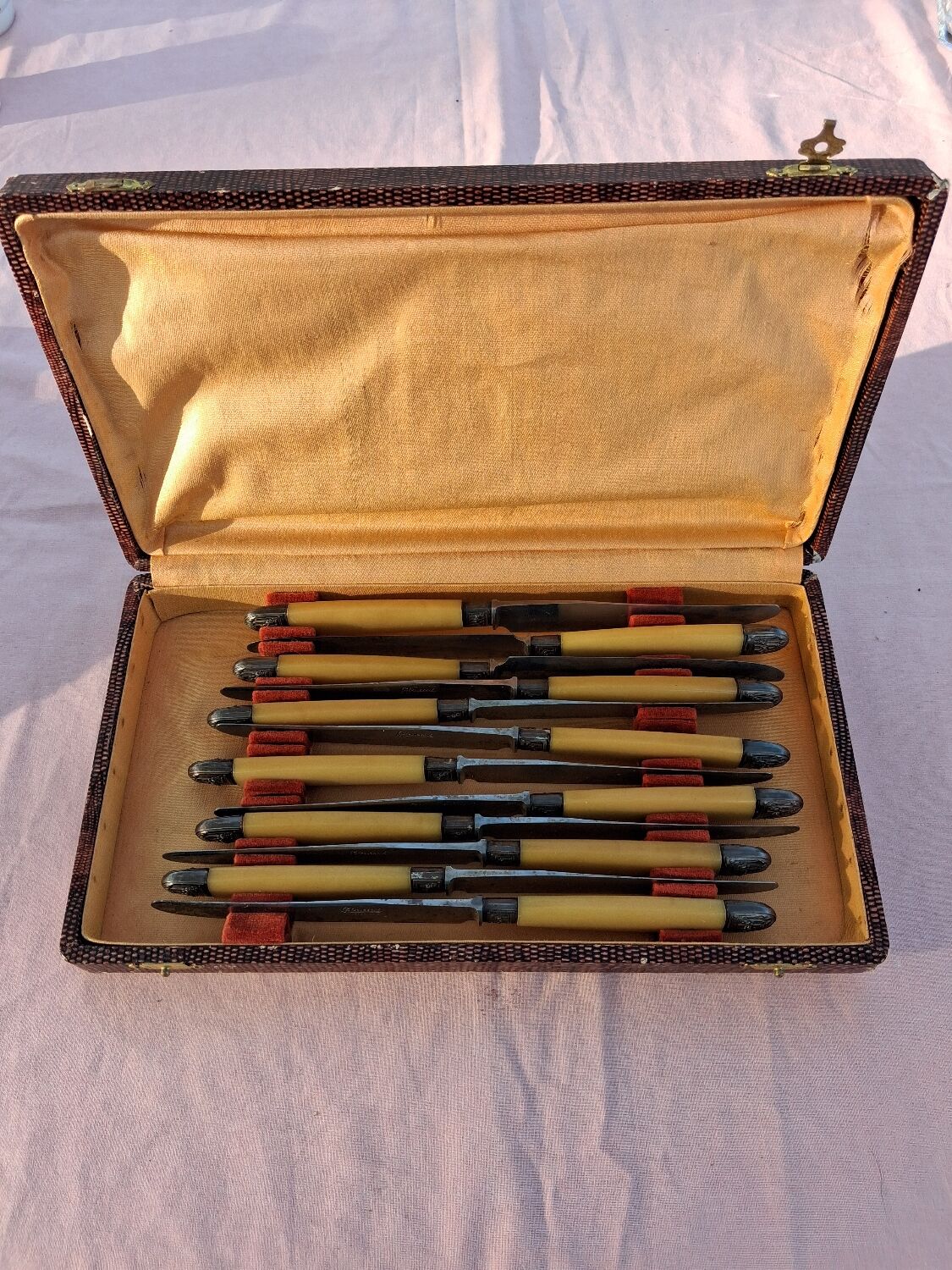 12 Giraud knives Art Nouveau