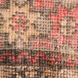 3x10 Red & Cream Hallway Persian Runner Rug, 80x301Cm