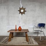 Table basse en orme vintage moderniste