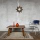 Vintage modernist elm coffee table