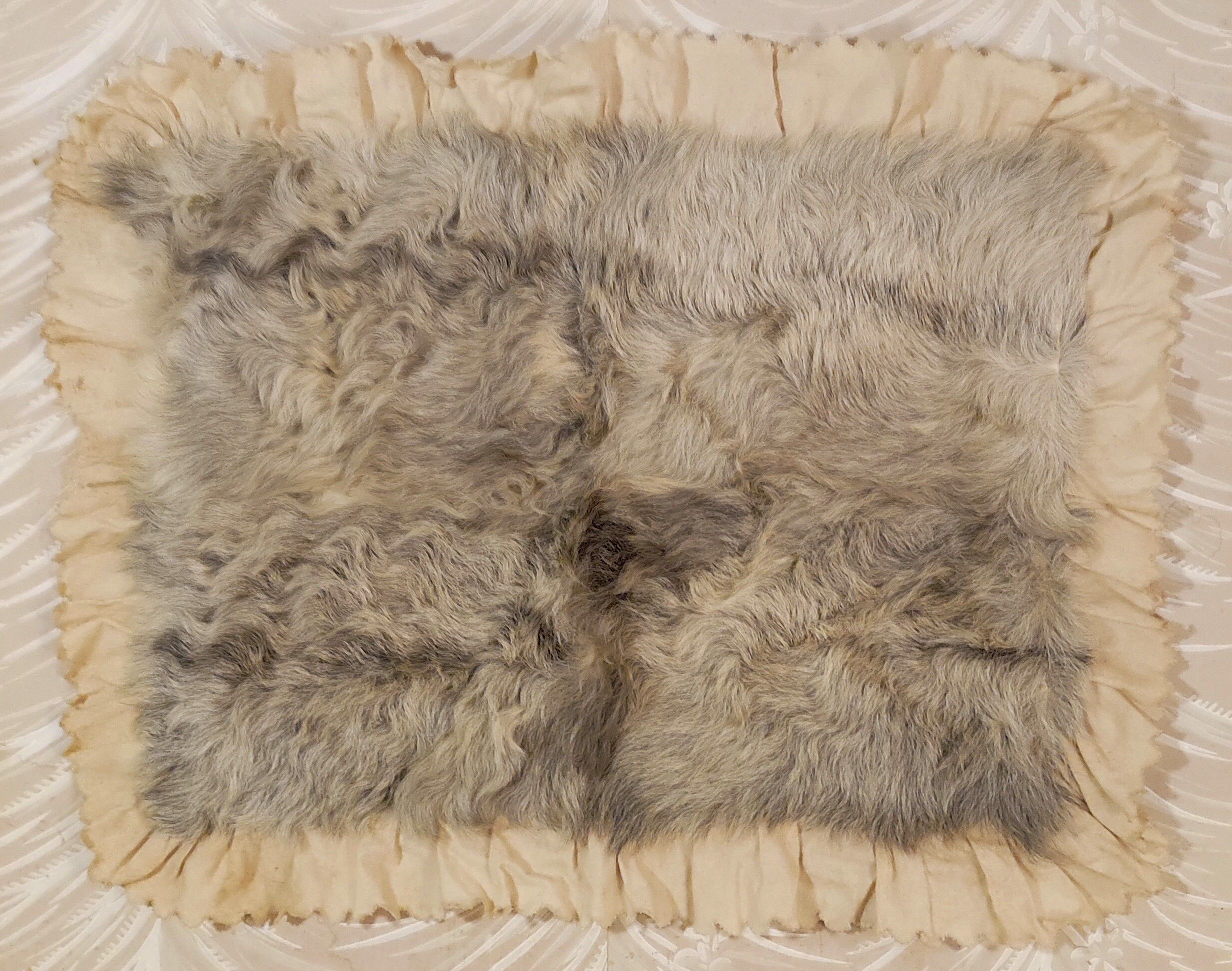 Old “cheap” fur baby blanket