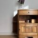 Restored Art Deco bedside table or accent furniture