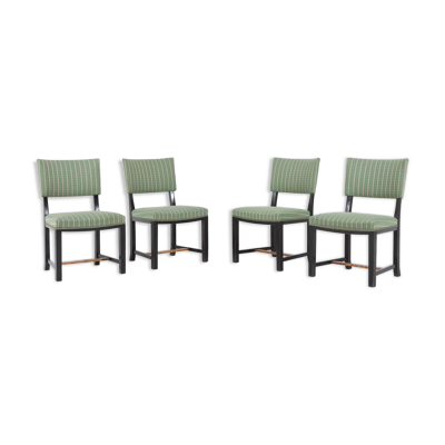 Set of 4 chairs by Otto Schulz Sweden 1940