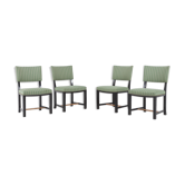 Set of 4 chairs by Otto Schulz Sweden 1940