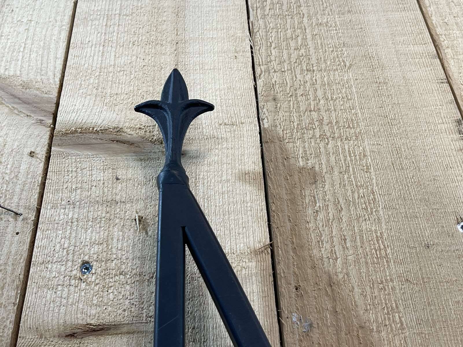 Gothic style mirror, modern metal work