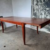 Large art deco mahogany table with extensions 260cm