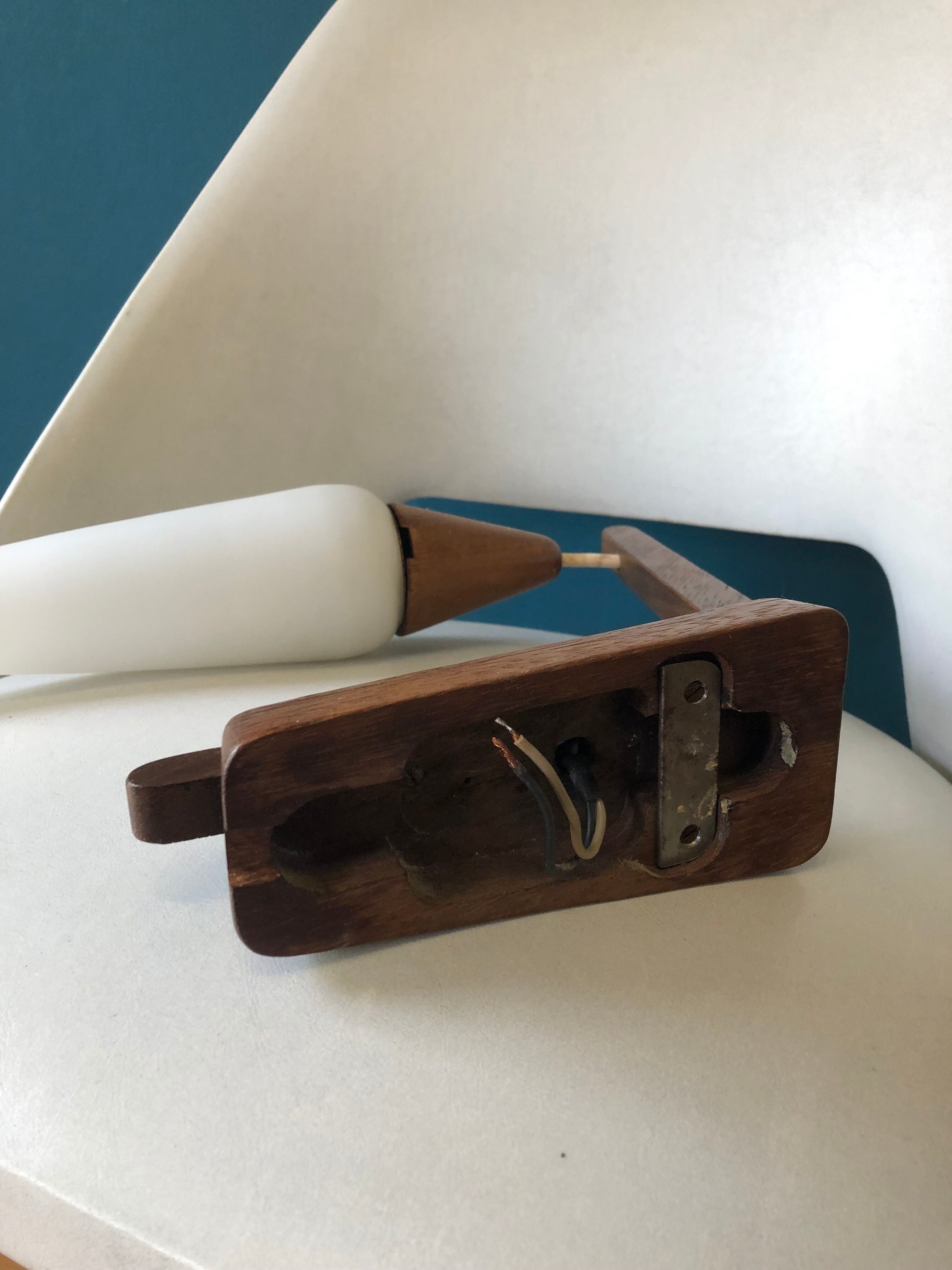 Pair of Scandinavian wall lamps 50s