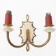 Wall light double metal 1950
