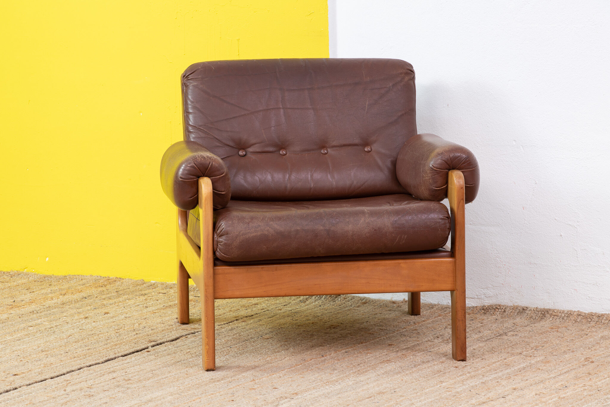 Fauteuil Scandinave Vintage – 80 cm