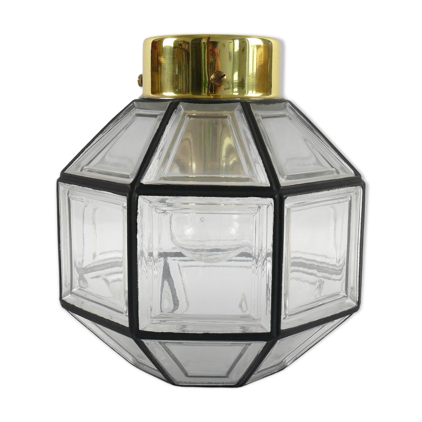 Hans-Agne Jakobsson ceiling lamp/wall light for Glashütte Limburg, 1970s, pendant, ceiling light