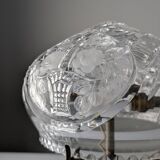 French Art Deco Cut Crystal 'Mushroom' Table Lamp, 1920s