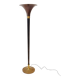 Lampadaire Art déco en métal et laiton
