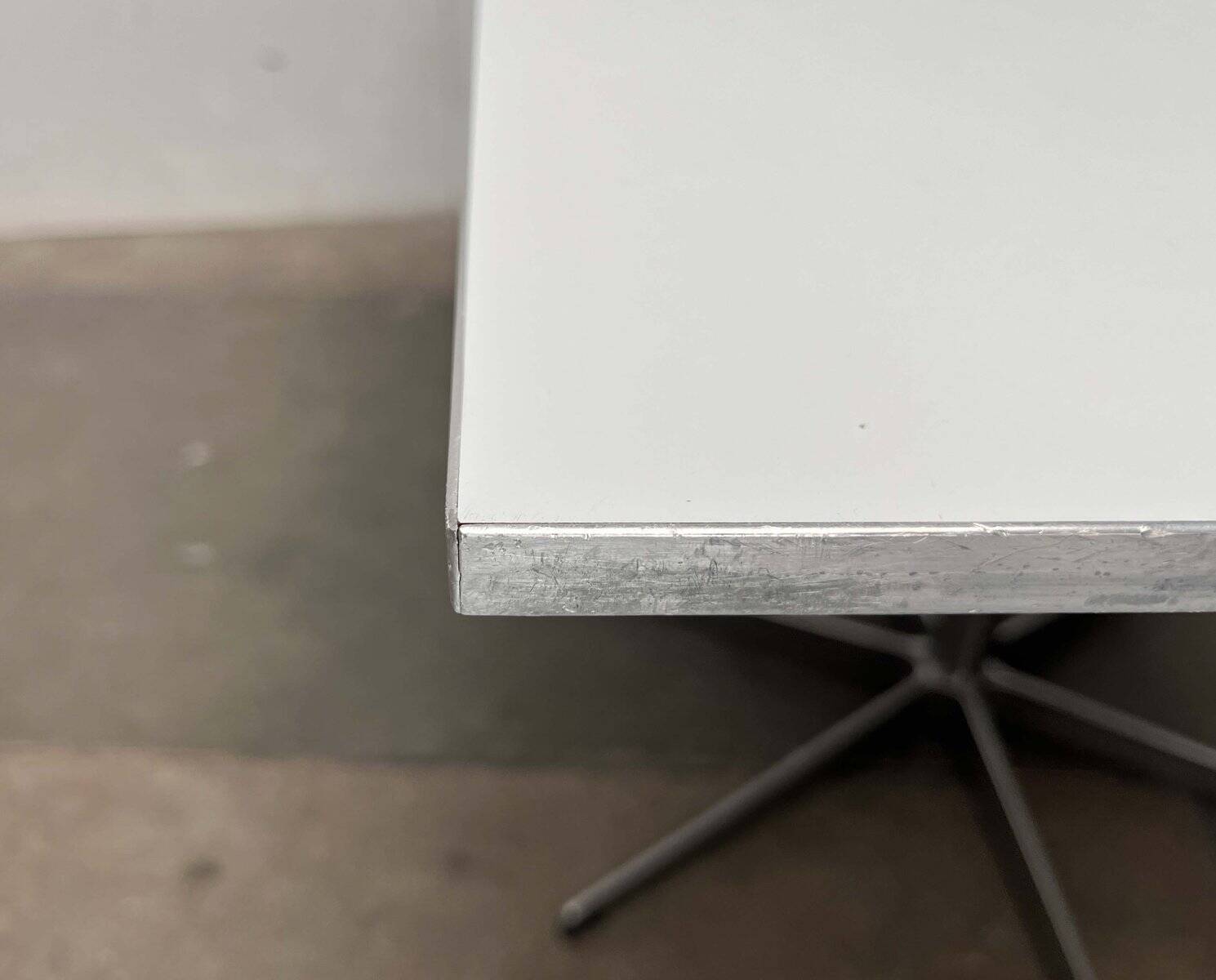 Mid-Century Modern Danish Minimalist Table by Piet Hein, Bruno Mathsson, Arne Jacobsen for Fritz Hansen, 1980s, 1984