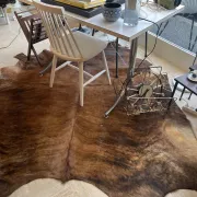 Texas cowhide rug, 1970