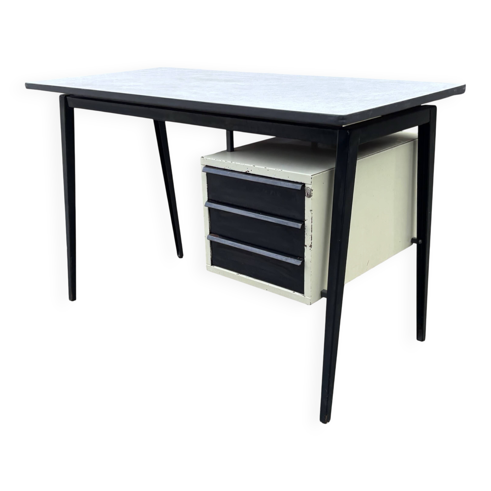 Vintage Marko Desk – 1960s Design School Desk Industrial